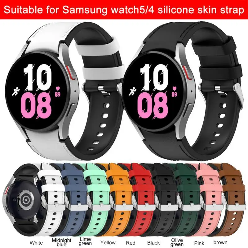 Лидер продаж, силиконовый ремешок для Samsung Galaxy Watch 5, серебристый ремешок с пряжкой
Лидер продаж, силиконовый ремешок для Samsung Galaxy Watch 5, серебристый ремешок с пряжкой