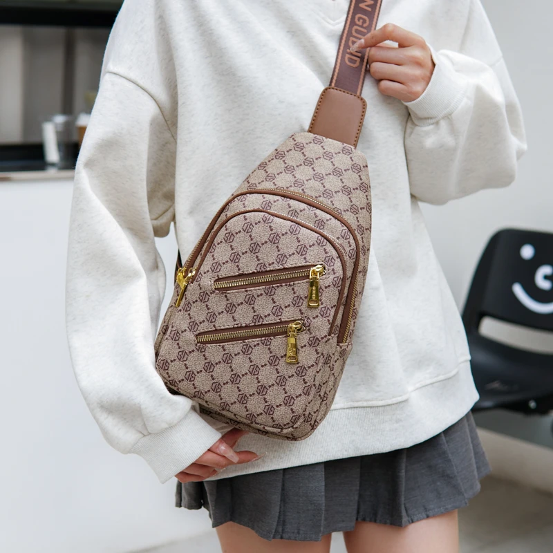 Newly Laides Chest Pack Bags for Women Female Designer Sling Bags Crossbody Shoulder Bag Casual Girls Printed Leather Messenger
Newly Laides Chest Pack Bags for Women Female Designer Sling Bags Crossbody Shoulder Bag Casual Girls Printed Leather Messenger