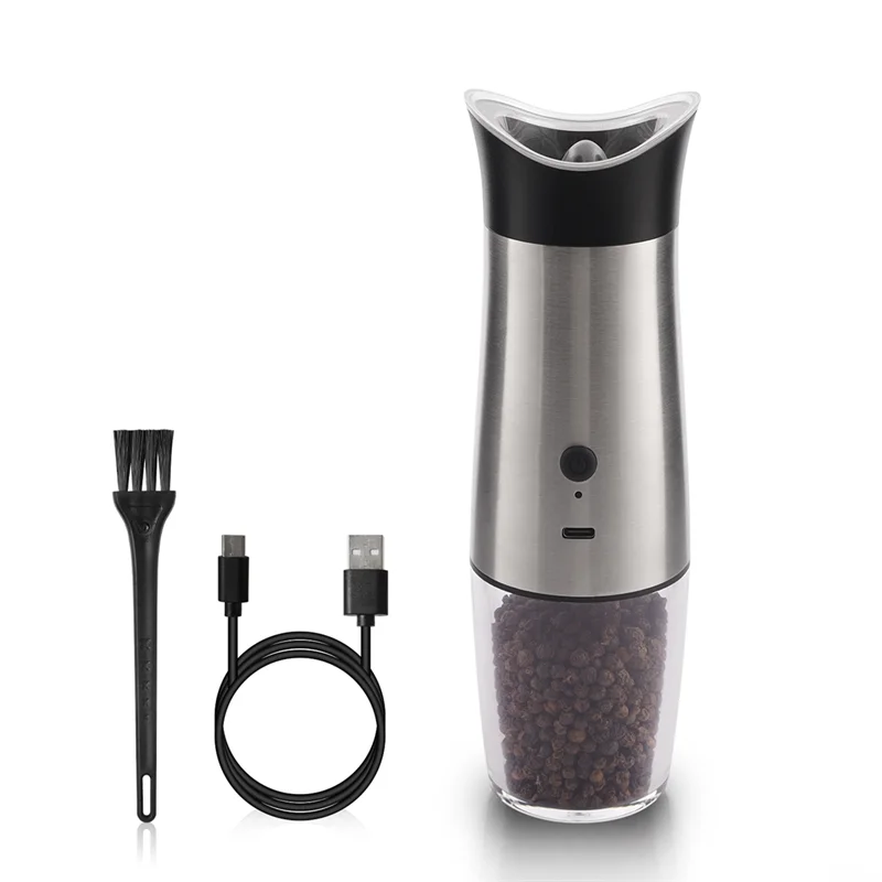 

Electric Automatic Mill Pepper Salt Grinder Wireless Pepper Spice Grain Mills Porcelain Core Mill Kitchen Tools B