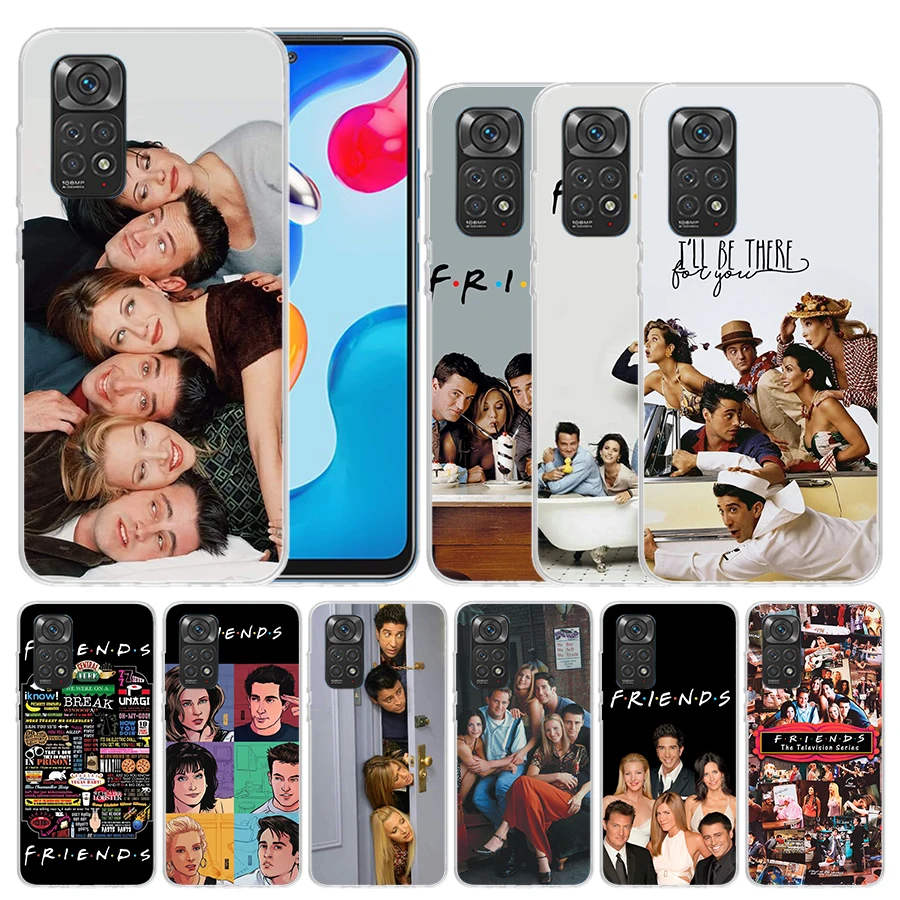 

Friends Tv Show Funny Family Soft Cover for Xiaomi Redmi Note 12 11S 11T 11E 10S 10 Pro Print Phone Case 11 9S 9 9T 8 8T 7 6 5 P