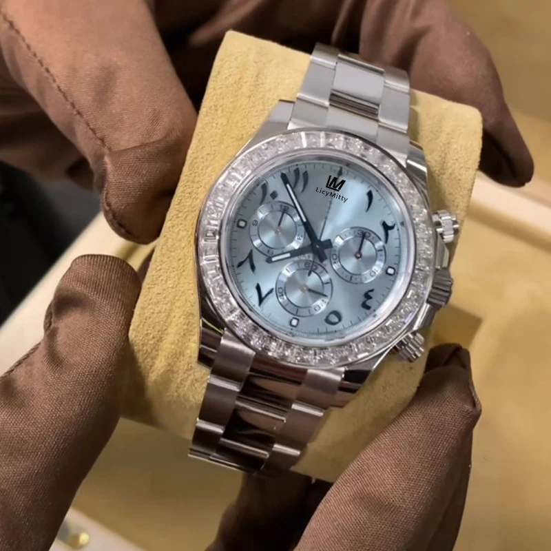 Luxury Mens Watch Diamond Sapphire Crystal Automatic Mechanical Movement Stainless Steel
Luxury Mens Watch Diamond Sapphire Crystal Automatic Mechanical Movement Stainless Steel