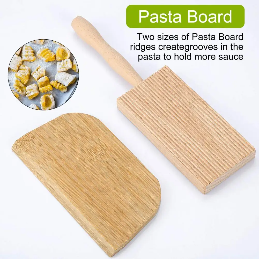 1 Set Food-grade Multi-use Pasta Making Board Wood Manual Wave Pattern Gnocchi Maker for Home Kitchen Tools Gadgets
1 Set Food-grade Multi-use Pasta Making Board Wood Manual Wave Pattern Gnocchi Maker for Home Kitchen Tools Gadgets