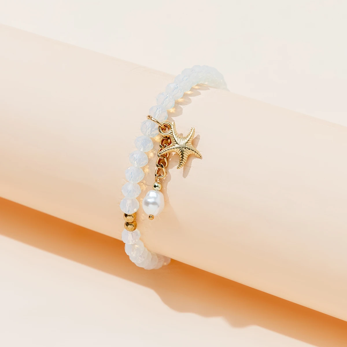 Gold Tone Sea Animal Star Charm Bracelet Girl Summer Style White Beads Bracelet Jewelry
Gold Tone Sea Animal Star Charm Bracelet Girl Summer Style White Beads Bracelet Jewelry
