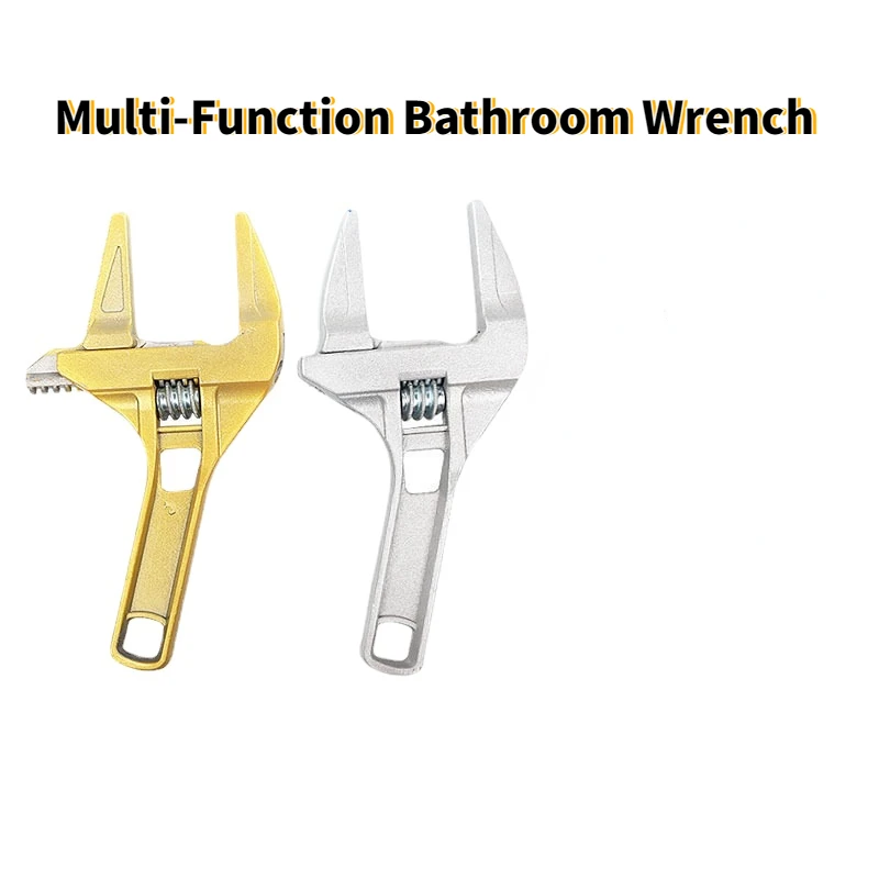 Multi-Function Bathroom Wrench Short Handle Large Opening Repair Wrench Ducted Air Conditioner Adjustable Wrench Repair Tool
Multi-Function Bathroom Wrench Short Handle Large Opening Repair Wrench Ducted Air Conditioner Adjustable Wrench Repair Tool