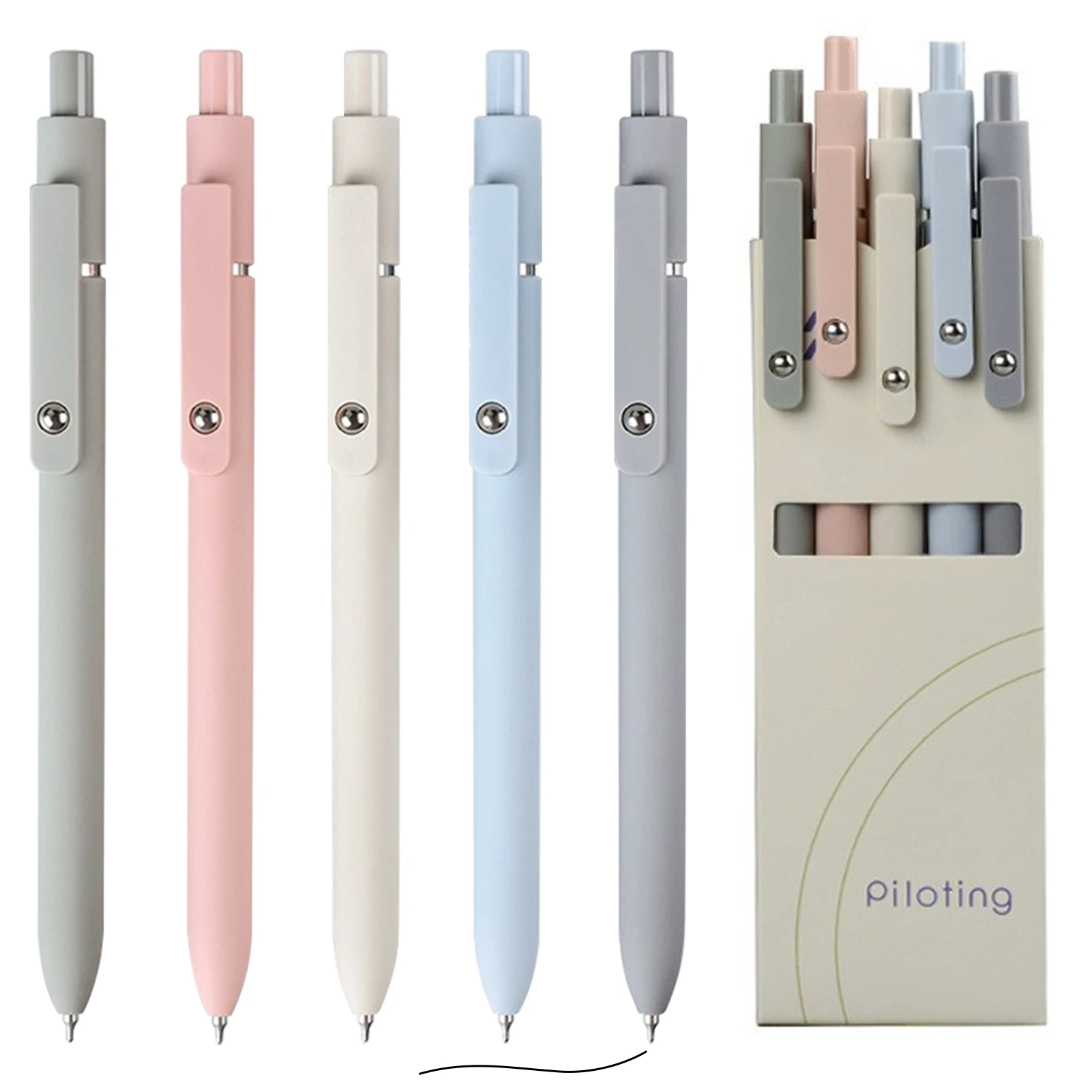 5pcs Cute Student Aesthetic Roller 0.42mm Black Gift Retractable Ballpoint Pen Smooth Gel Ink Office Kids School Writing
5pcs Cute Student Aesthetic Roller 0.42mm Black Gift Retractable Ballpoint Pen Smooth Gel Ink Office Kids School Writing