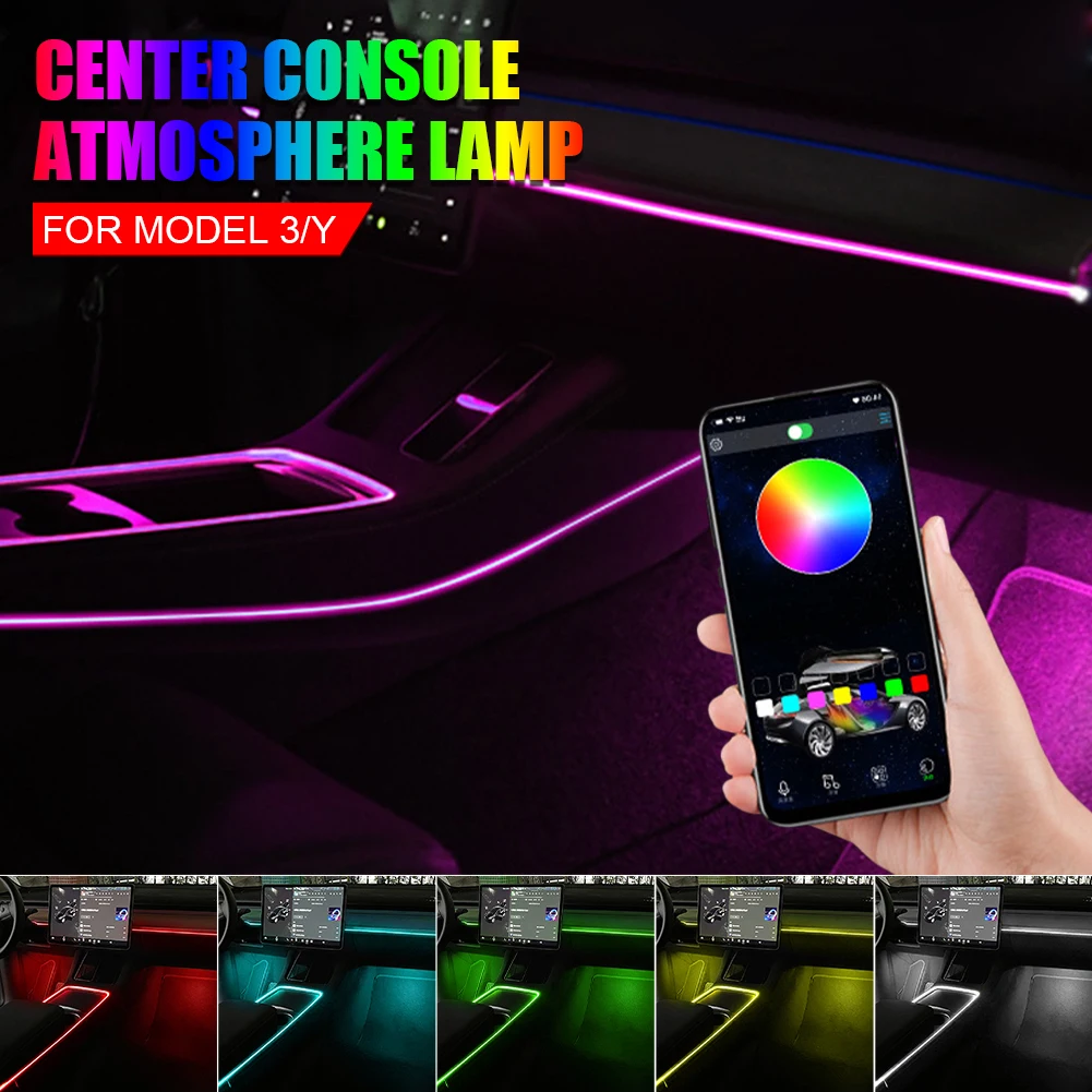 Tesla Model 3 Model Y 21-22 Interior Ambient Lights Car Led RGB Neon Ambience Light Strip Fiber Optic With App Controlled
Tesla Model 3 Model Y 21-22 Interior Ambient Lights Car Led RGB Neon Ambience Light Strip Fiber Optic With App Controlled