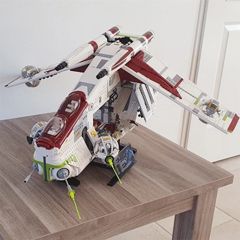 Compatible 75309 Republic Model Bricks MOC Plan Spaceship Building Blocks Toys for Kids Christmas Gifts
Compatible 75309 Republic Model Bricks MOC Plan Spaceship Building Blocks Toys for Kids Christmas Gifts