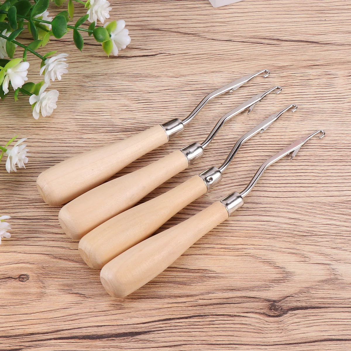 Hook Crochet Needle Knitting Wooden Rug Needles Making Carpet Bent Scarf Knit Hair Handle Hooks Ventilating Lock Sewing Braid
Hook Crochet Needle Knitting Wooden Rug Needles Making Carpet Bent Scarf Knit Hair Handle Hooks Ventilating Lock Sewing Braid