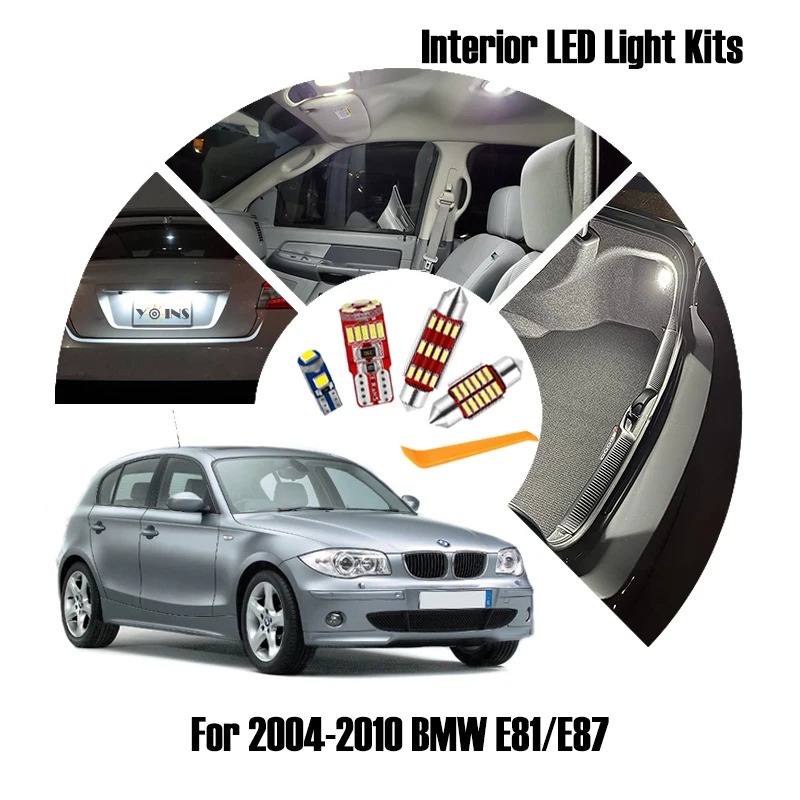 13x White/Ice Blue for BMW 1 Series E81 E87 2004 2005 2006 2007 2008 2009 2010 LED Car Interior Lights Bulbs Map Dome Trunk Lamp
13x White/Ice Blue for BMW 1 Series E81 E87 2004 2005 2006 2007 2008 2009 2010 LED Car Interior Lights Bulbs Map Dome Trunk Lamp
