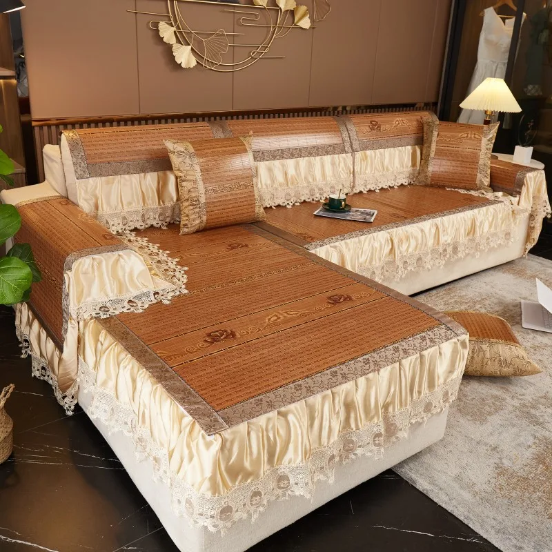 Bamboo Mat Sofa Cushion Summer Mat Anti-skid Living Room Light Luxury Sofa Back Cover Cloth Towel Couch Cover Sofa
Bamboo Mat Sofa Cushion Summer Mat Anti-skid Living Room Light Luxury Sofa Back Cover Cloth Towel Couch Cover Sofa