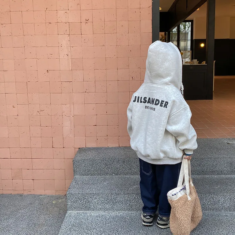 2022 Winter New Korean Children's Wear Girl's Back Letter Print Coat Plush Hooded Coat 2-188
2022 Winter New Korean Children's Wear Girl's Back Letter Print Coat Plush Hooded Coat 2-188
