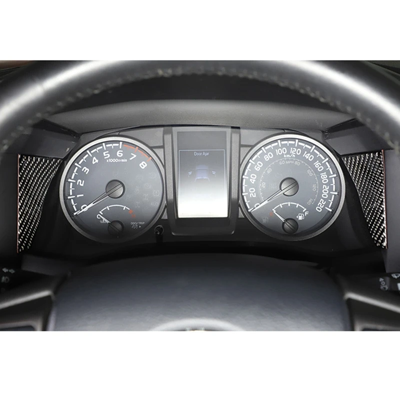 2Pcs Car Carbon Fiber Interior Dashboard Meter Display Frame Decorative Cover Trim for Toyota Tacoma 2015-2020
2Pcs Car Carbon Fiber Interior Dashboard Meter Display Frame Decorative Cover Trim for Toyota Tacoma 2015-2020