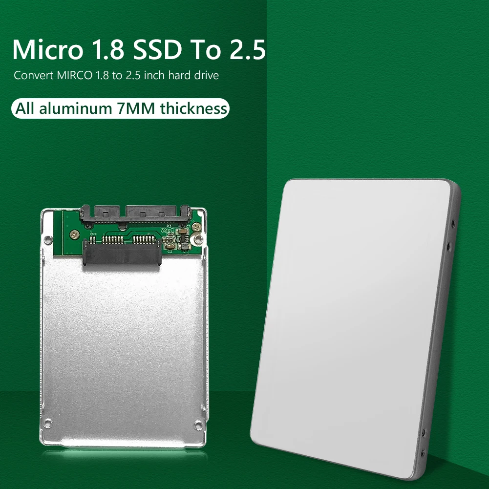 Корпус для компьютера, ПК, ноутбука, SSD, корпус для ноутбука, корпус для SSD Micro 1,8 дюйма SSD на 2,5 дюйма SATA, чехол для жесткого диска
Корпус для компьютера, ПК, ноутбука, SSD, корпус для ноутбука, корпус для SSD Micro 1,8 дюйма SSD на 2,5 дюйма SATA, чехол для жесткого диска