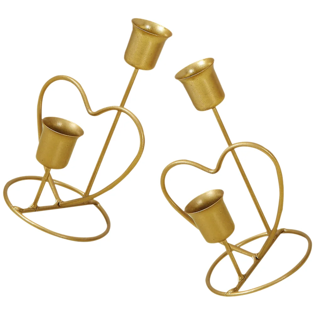2 Pcs Work Desk Decor Candlestick Holders Conical Photo Props Iron Home Decor Dinner Party
2 Pcs Work Desk Decor Candlestick Holders Conical Photo Props Iron Home Decor Dinner Party
