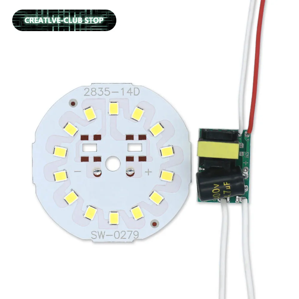 LED Chip Bulb Lamp 3W 5W 7W 9W 12W 15W 18W SMD2835 Beads Driver Kit LED diode Round Light Source on board For LED Spotlight DIY
LED Chip Bulb Lamp 3W 5W 7W 9W 12W 15W 18W SMD2835 Beads Driver Kit LED diode Round Light Source on board For LED Spotlight DIY
