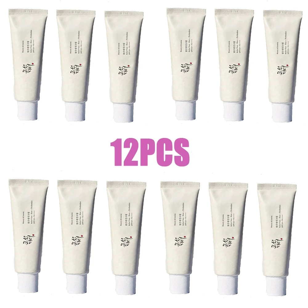 12PCS Joseon Relief Sun Rice Sunscreeen Cream SPF 50+ High Sun Protection Moisturizing Calm Skin Anti-sunburn Serum
12PCS Joseon Relief Sun Rice Sunscreeen Cream SPF 50+ High Sun Protection Moisturizing Calm Skin Anti-sunburn Serum