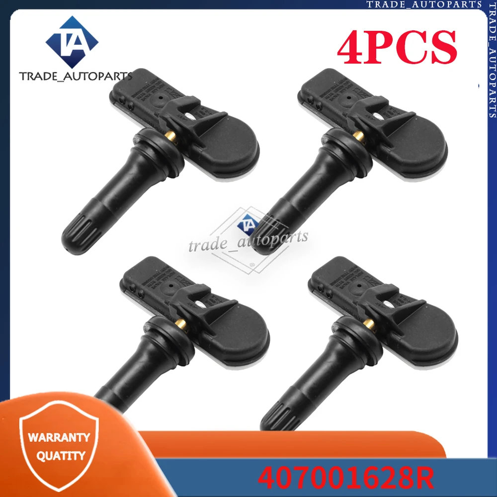407001628R 433Mhz TPMS Tire Pressure Monitor Sensor 4Pcs For DACIA DOKKER SD NISSAN NV400 X62 OPEL MOVANO B RENAULT CLIO IV X98
407001628R 433Mhz TPMS Tire Pressure Monitor Sensor 4Pcs For DACIA DOKKER SD NISSAN NV400 X62 OPEL MOVANO B RENAULT CLIO IV X98