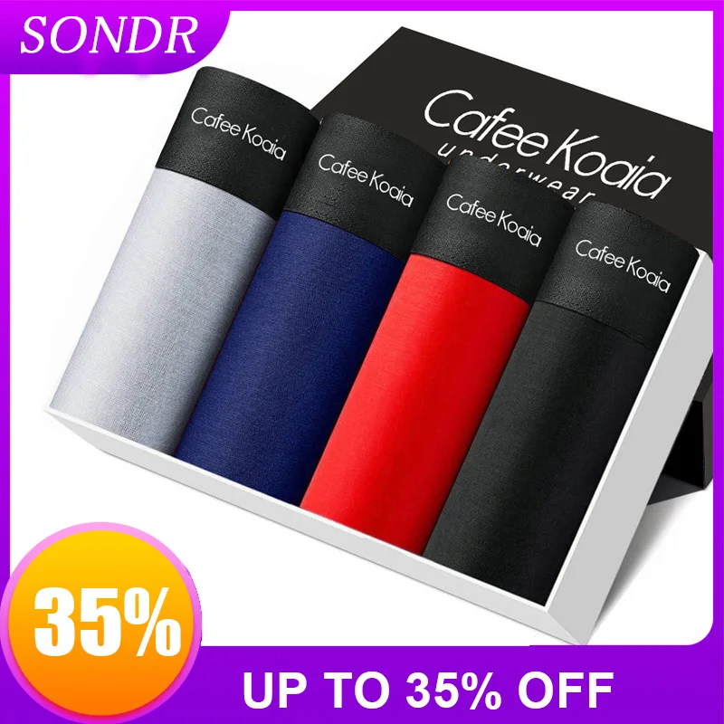 SONDR 4Pcs/Lot Boxer Shorts Underpants man Men Panties Men Boxer Underwear Cotton Male Couple Sexy Set Calecon Boxers
SONDR 4Pcs/Lot Boxer Shorts Underpants man Men Panties Men Boxer Underwear Cotton Male Couple Sexy Set Calecon Boxers