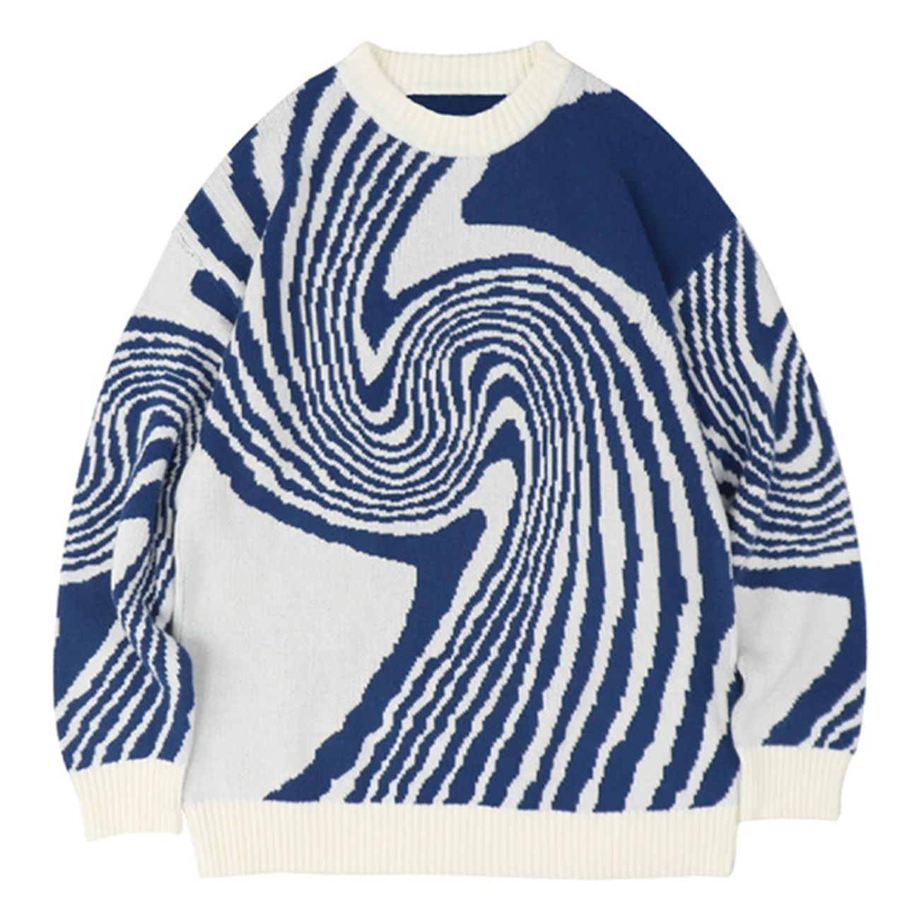 Harajuku Whirlpool Sweater Knit Casual Sweater Knitted Autumn Sweater Loose Pullover Hop Winter Hip Women Men Streetwear
Harajuku Whirlpool Sweater Knit Casual Sweater Knitted Autumn Sweater Loose Pullover Hop Winter Hip Women Men Streetwear