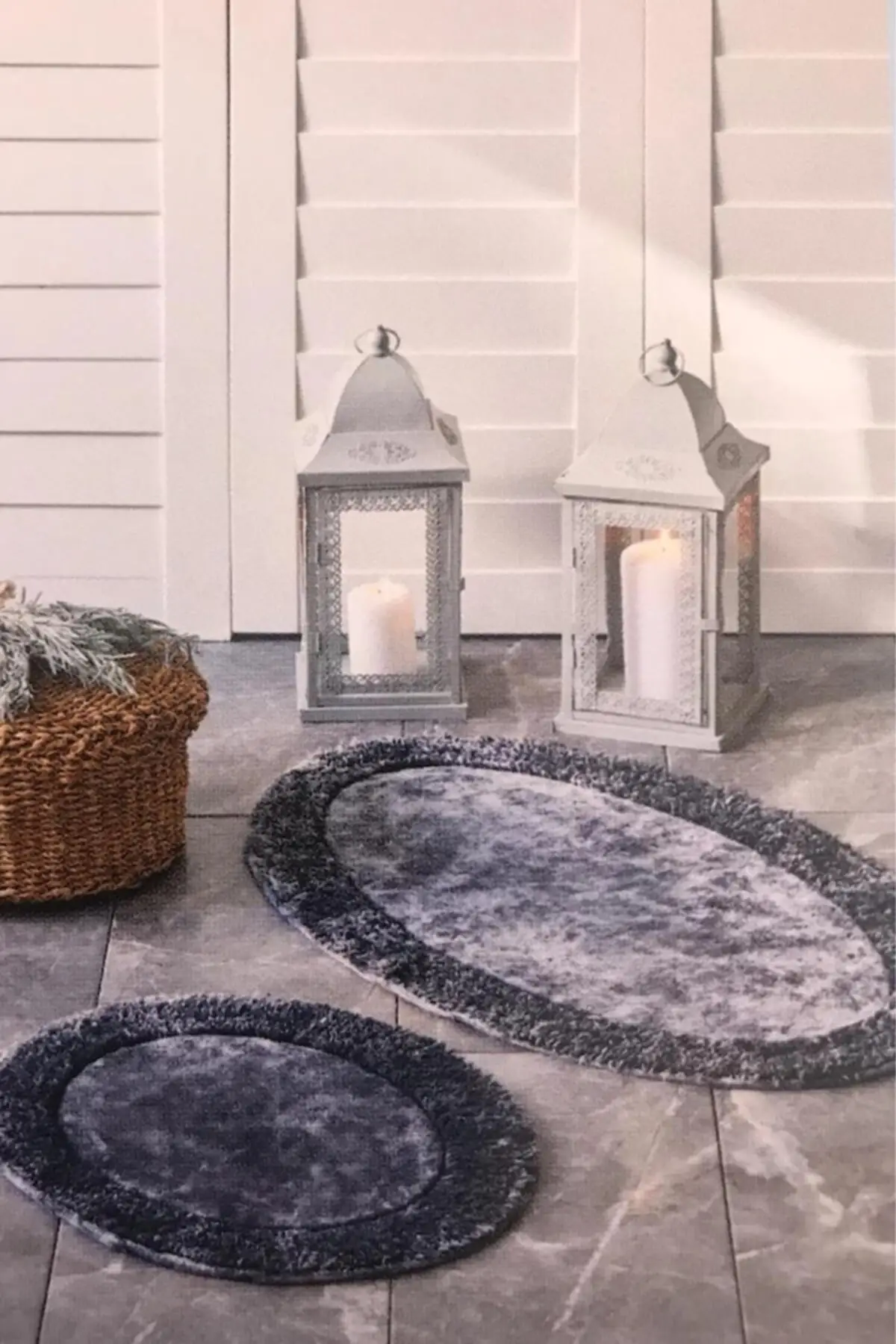 Barny Anthracite 2'li Bath Mat Cotton Classic Gray Slip-Resistant Outsole
Barny Anthracite 2'li Bath Mat Cotton Classic Gray Slip-Resistant Outsole