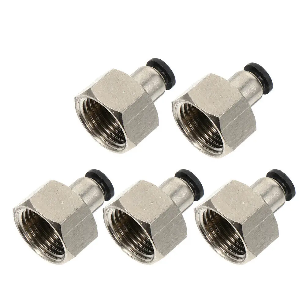 5pcs F6-04 1/2 To 6mm Pneumatic Straight Female Stud To Hose Tube Inline Push Fit Connector Air Line Silver Inline Connectors
5pcs F6-04 1/2 To 6mm Pneumatic Straight Female Stud To Hose Tube Inline Push Fit Connector Air Line Silver Inline Connectors