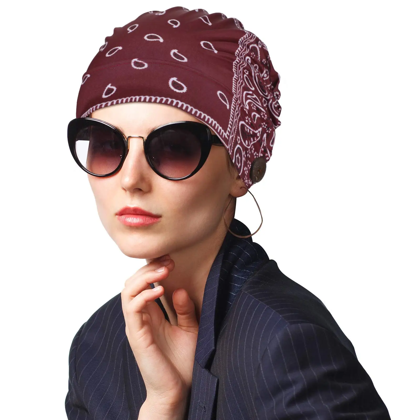 Multicolor Bouffant Beanie Caps Women Chemo Cap Headband Turban Skull Hat With Ear Loop Holder Button Hijab Bonnet
Multicolor Bouffant Beanie Caps Women Chemo Cap Headband Turban Skull Hat With Ear Loop Holder Button Hijab Bonnet
