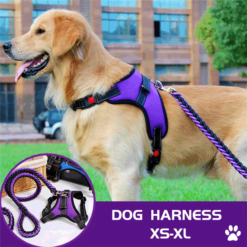 Black Dog Harness Vest for Small Medium Large Big Dogs Adjustable with Handle Outdoor Training K9 Pet Chest Strap Reflective
Black Dog Harness Vest for Small Medium Large Big Dogs Adjustable with Handle Outdoor Training K9 Pet Chest Strap Reflective