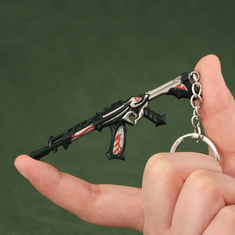 9cm Valorant Melee Reaver 2.0 Black AK Model Keychain for Men Boy Game Peripheral Metal Pendant Key Ring Fans Collection Jewelry
9cm Valorant Melee Reaver 2.0 Black AK Model Keychain for Men Boy Game Peripheral Metal Pendant Key Ring Fans Collection Jewelry