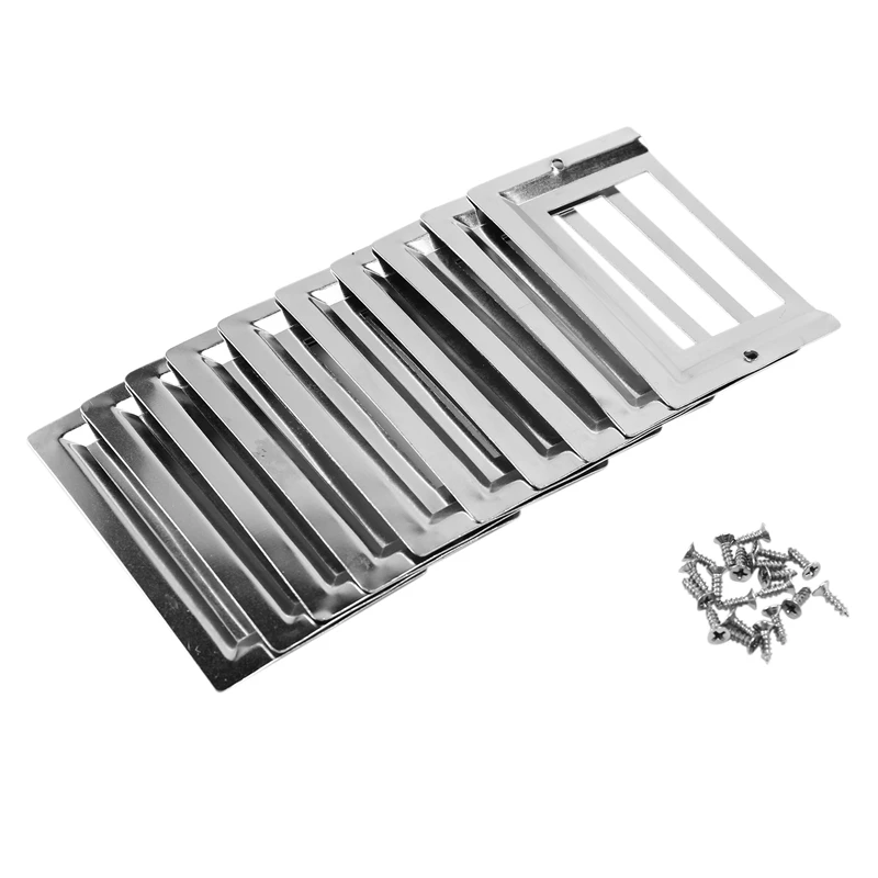 Post Office Library File Drawer Metal Tag Label Holder, Silver Tone, 10 Pieces 
Post Office Library File Drawer Metal Tag Label Holder, Silver Tone, 10 Pieces