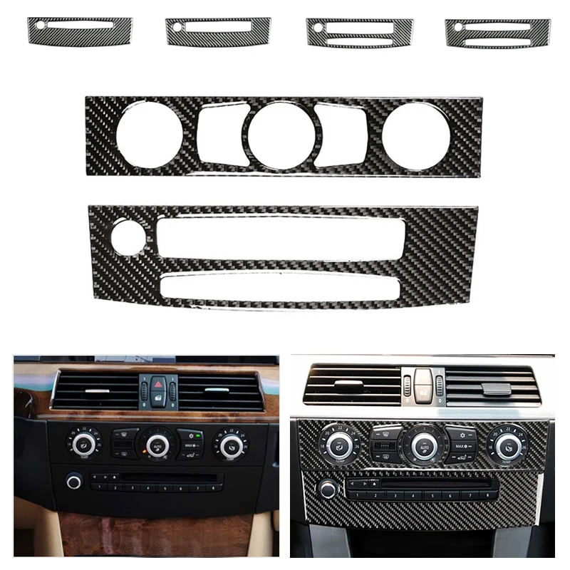 Control Panel Sticker Interior Trim Real Carbon Fiber Car Accessories CD AC For BMW 5 Series E60 2004 -2008 2009 2010
Control Panel Sticker Interior Trim Real Carbon Fiber Car Accessories CD AC For BMW 5 Series E60 2004 -2008 2009 2010