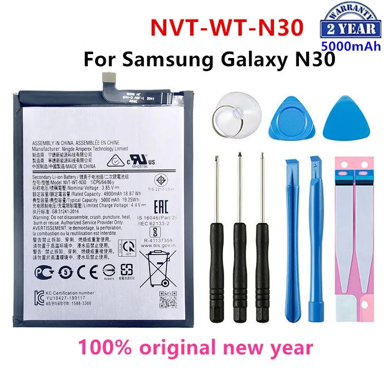 Оригинальная деталь 100% мАч, Сменный аккумулятор для 5000 Galaxy N30, Фотоэлементы и инструменты
Оригинальная деталь 100% мАч, Сменный аккумулятор для 5000 Galaxy N30, Фотоэлементы и инструменты