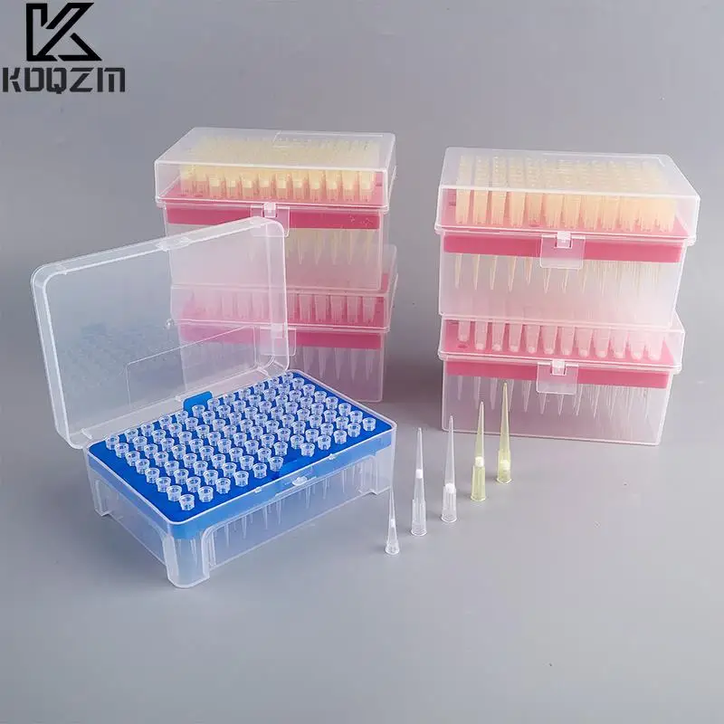 96pcs/box Disposable Pipette Tips Laboratory Sterilization 10/20/50/100/200ul Nozzle Box
96pcs/box Disposable Pipette Tips Laboratory Sterilization 10/20/50/100/200ul Nozzle Box
