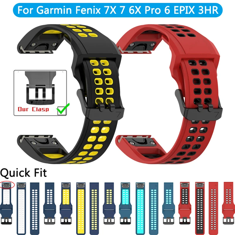 Ремешок силиконовый быстрой фиксации для смарт-часов Garmin Fenix 6 6X Pro 7X 7, 26 22 мм
Ремешок силиконовый быстрой фиксации для смарт-часов Garmin Fenix 6 6X Pro 7X 7, 26 22 мм