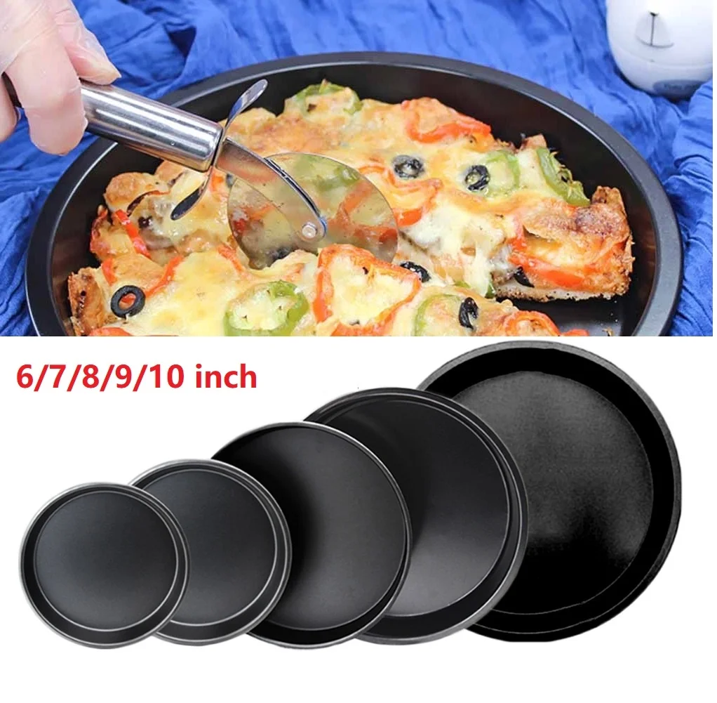 1Pcs Round Carbon Steel Non-Stick Pizza Pan Tray Baking Tools For Air Fryer Roasting Roasting Tin Baking Tools 6/7/8/9/10inch
1Pcs Round Carbon Steel Non-Stick Pizza Pan Tray Baking Tools For Air Fryer Roasting Roasting Tin Baking Tools 6/7/8/9/10inch