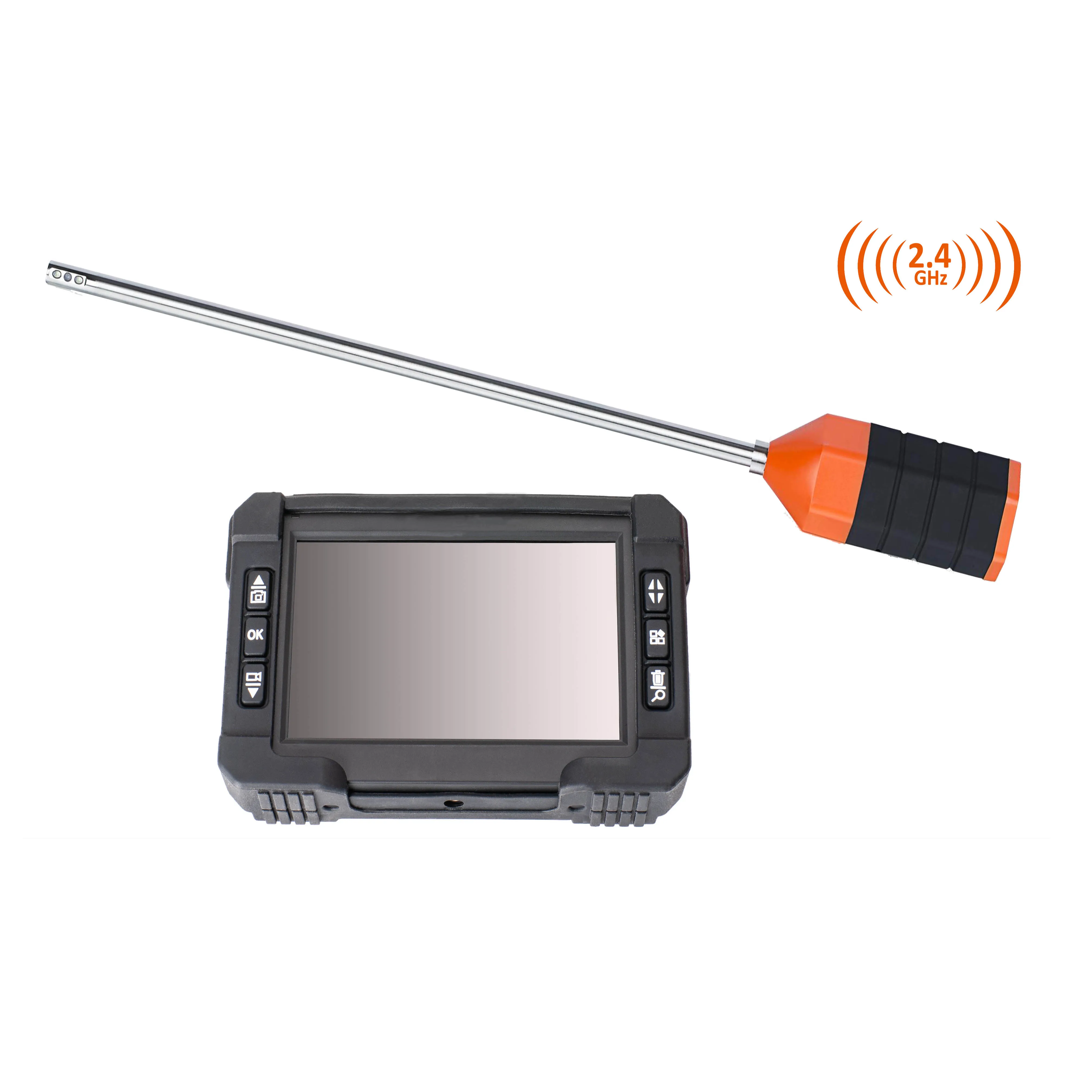 9mm Side view inspection camera rigid borescope with 5 inch monitor for cavity wall inspection
9mm Side view inspection camera rigid borescope with 5 inch monitor for cavity wall inspection