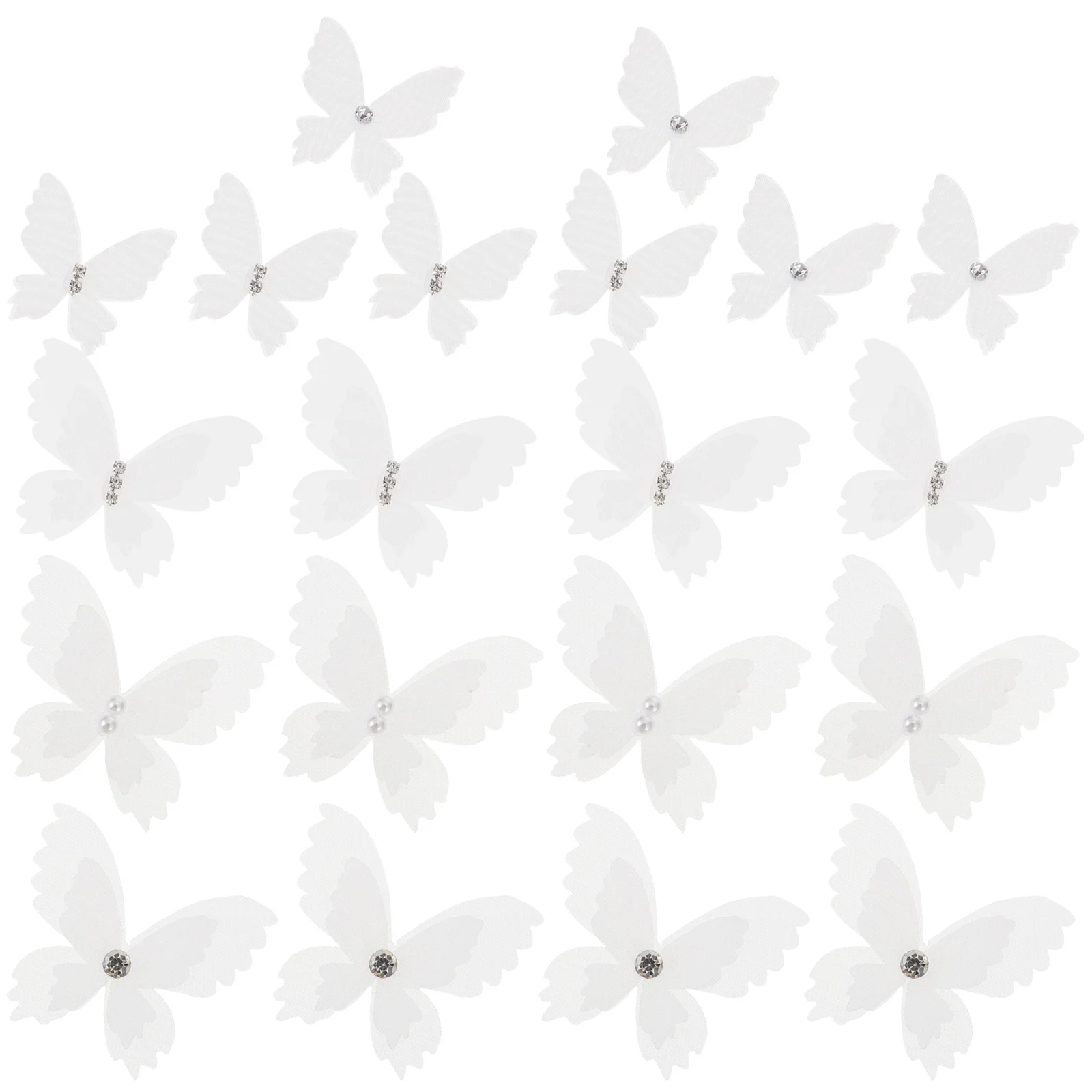 20pcs Organza Butterflies Decal Double Stereo Yarn Patch Clothing Accessories
20pcs Organza Butterflies Decal Double Stereo Yarn Patch Clothing Accessories