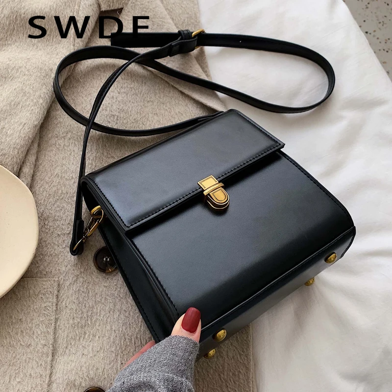 Simple Style Vintage Leather Crossbody Bags For Women 2022 Lock Luxury Shoulder Messenger Bag Female Travel Handbags and Purses
Simple Style Vintage Leather Crossbody Bags For Women 2022 Lock Luxury Shoulder Messenger Bag Female Travel Handbags and Purses