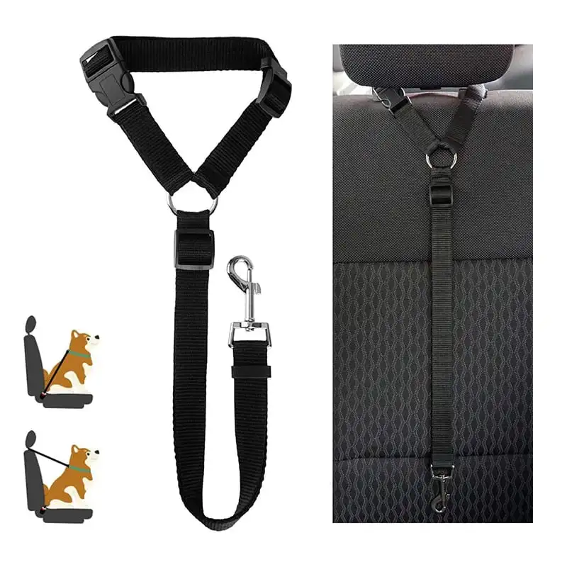 Pet Car Seat Belt Adjustable Dog Leash Belt Elastic Bungee Backseat Leash Dogs Collar Travel Cushioning Reflective Dog Tether
Pet Car Seat Belt Adjustable Dog Leash Belt Elastic Bungee Backseat Leash Dogs Collar Travel Cushioning Reflective Dog Tether