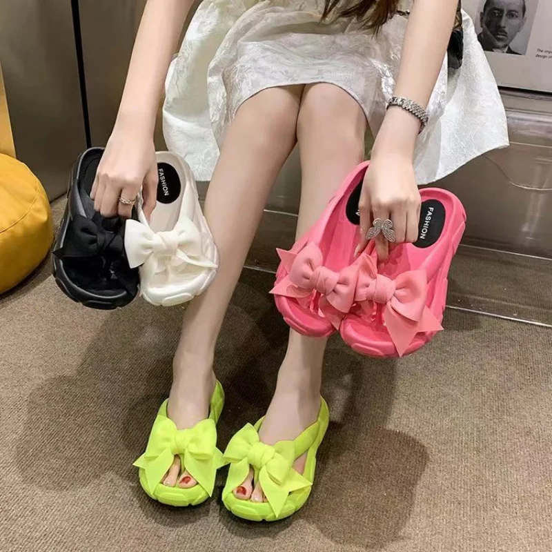 Fashion Bowknot Platform Flip Flop for Women 2023 Summer Beach Non Slip Wedge Slippers Woman Thick Sole Clip Toe Slides Sandals
Fashion Bowknot Platform Flip Flop for Women 2023 Summer Beach Non Slip Wedge Slippers Woman Thick Sole Clip Toe Slides Sandals