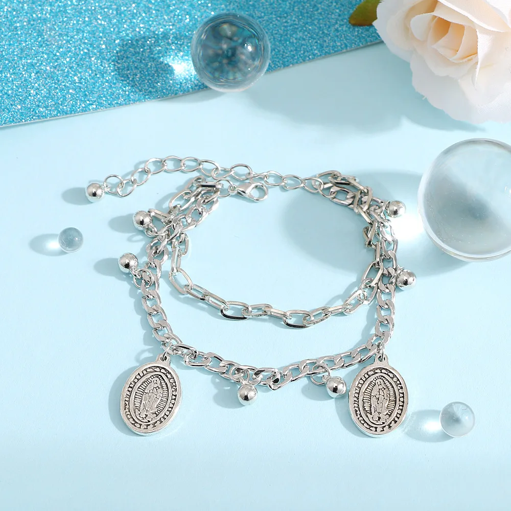 Hip Hop Fashion Double Layer Metal Texture Bracelet Festival Hot Selling Gift Everything Bracelet Wholesale Direct Sales
Hip Hop Fashion Double Layer Metal Texture Bracelet Festival Hot Selling Gift Everything Bracelet Wholesale Direct Sales