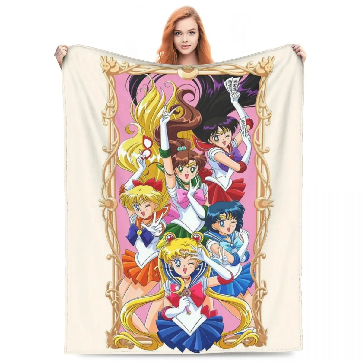 Мультяшные одеяла Сейлор девочка Флисовое одеяло с принтом аниме портативное супер мягкое одеяло для дома уличное одеяло
Мультяшные одеяла Сейлор девочка Флисовое одеяло с принтом аниме портативное супер мягкое одеяло для дома уличное одеяло