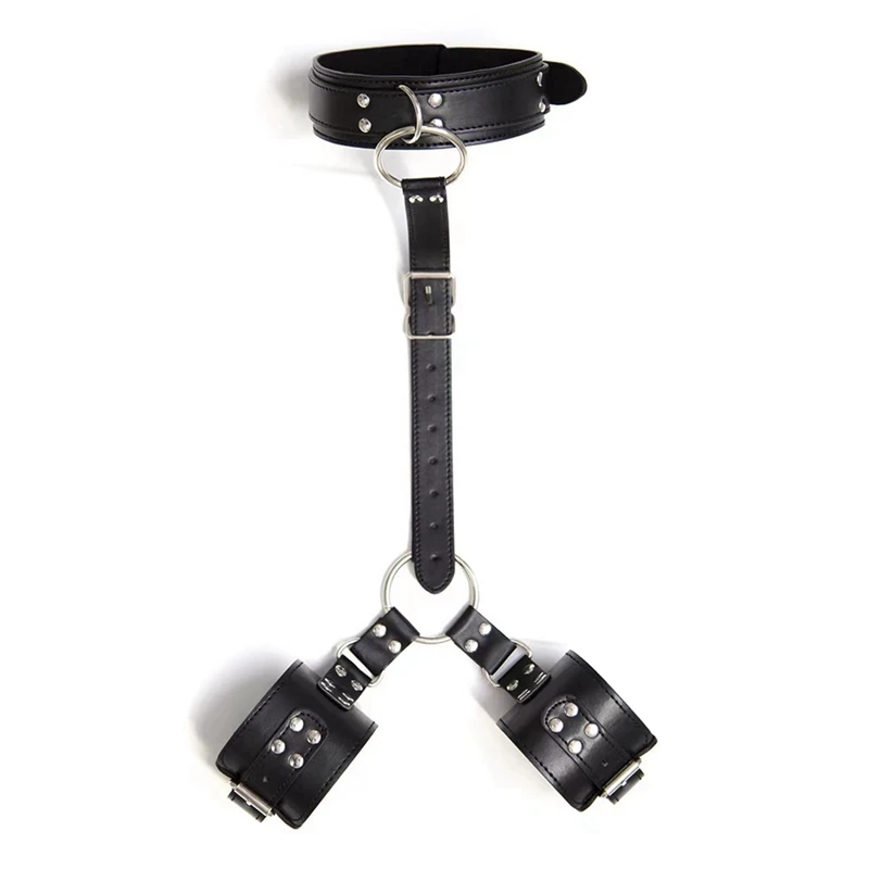 Neck To Wrist Restraints Kit, Frisky Beginner Behind Back Collar, Adjustable Bondage Set
Neck To Wrist Restraints Kit, Frisky Beginner Behind Back Collar, Adjustable Bondage Set