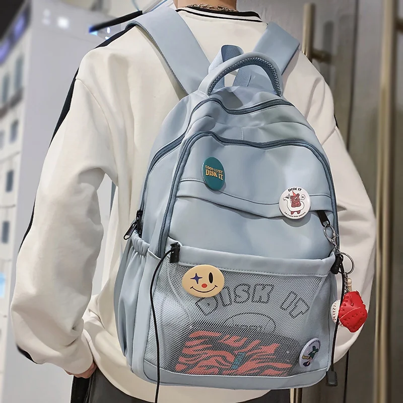 Women Men Waterproof Leisure Mesh Book Bag School Girl Boy Travel Fashion Lady Male Badge College Backpack Female Net Laptop Bag
Women Men Waterproof Leisure Mesh Book Bag School Girl Boy Travel Fashion Lady Male Badge College Backpack Female Net Laptop Bag
