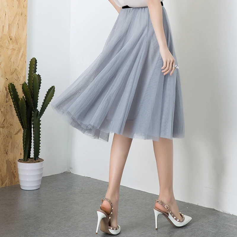 2022 New Summer Women's Tulle Skirt Knee Tutu Girl A-line Mini Skirts Student's Meash Skirt Elegant Wedding Holiday Beach Skirts
2022 New Summer Women's Tulle Skirt Knee Tutu Girl A-line Mini Skirts Student's Meash Skirt Elegant Wedding Holiday Beach Skirts