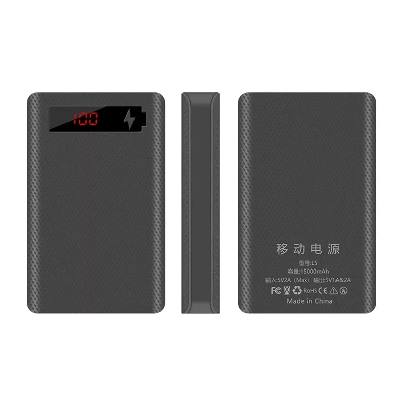 L5 LCD Display DIY 5x18650 Battery Case Power Bank Shell Portable External Box Without Battery Powerbank Protector
L5 LCD Display DIY 5x18650 Battery Case Power Bank Shell Portable External Box Without Battery Powerbank Protector