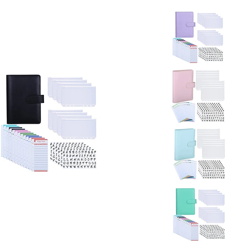 A6 PU Binder Case,With A6 Binder Pockets 12 Expense Budget Sheets Sticker Labels For 26 Categories Ring Budget Binder
A6 PU Binder Case,With A6 Binder Pockets 12 Expense Budget Sheets Sticker Labels For 26 Categories Ring Budget Binder