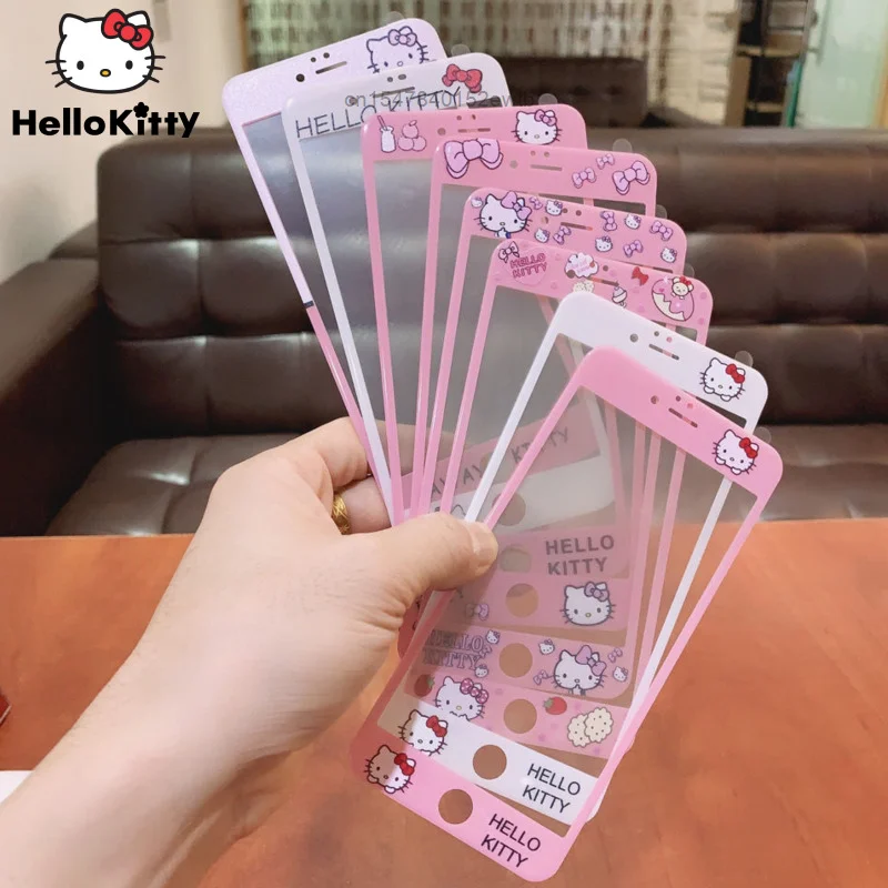 Sanrio Hello Kitty Clear Tempered Glass Front Flim For Apple iPhone 6 7 8 P Plus SPlus Cute Cartoon Full Screen Protective Film
Sanrio Hello Kitty Clear Tempered Glass Front Flim For Apple iPhone 6 7 8 P Plus SPlus Cute Cartoon Full Screen Protective Film