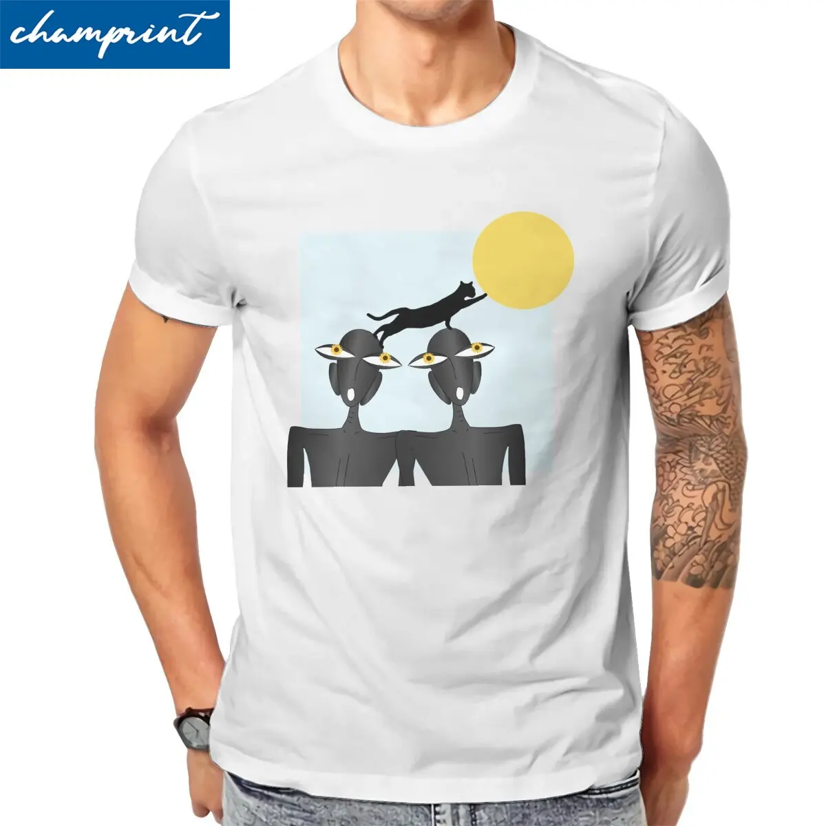 The Stray And Her Yarn Cat T Shirt Men's Cotton Novelty T-Shirts Round Collar Tee Shirt Short Sleeve Clothes Gift Idea
The Stray And Her Yarn Cat T Shirt Men's Cotton Novelty T-Shirts Round Collar Tee Shirt Short Sleeve Clothes Gift Idea