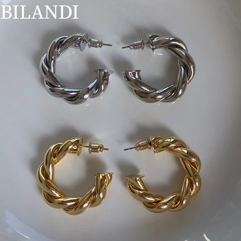 Bilandi Modern Jewelry Geometric Earrings 2022 New Trend Distorted Golden Silvery Drop Earrings For Celebration Gifts
Bilandi Modern Jewelry Geometric Earrings 2022 New Trend Distorted Golden Silvery Drop Earrings For Celebration Gifts