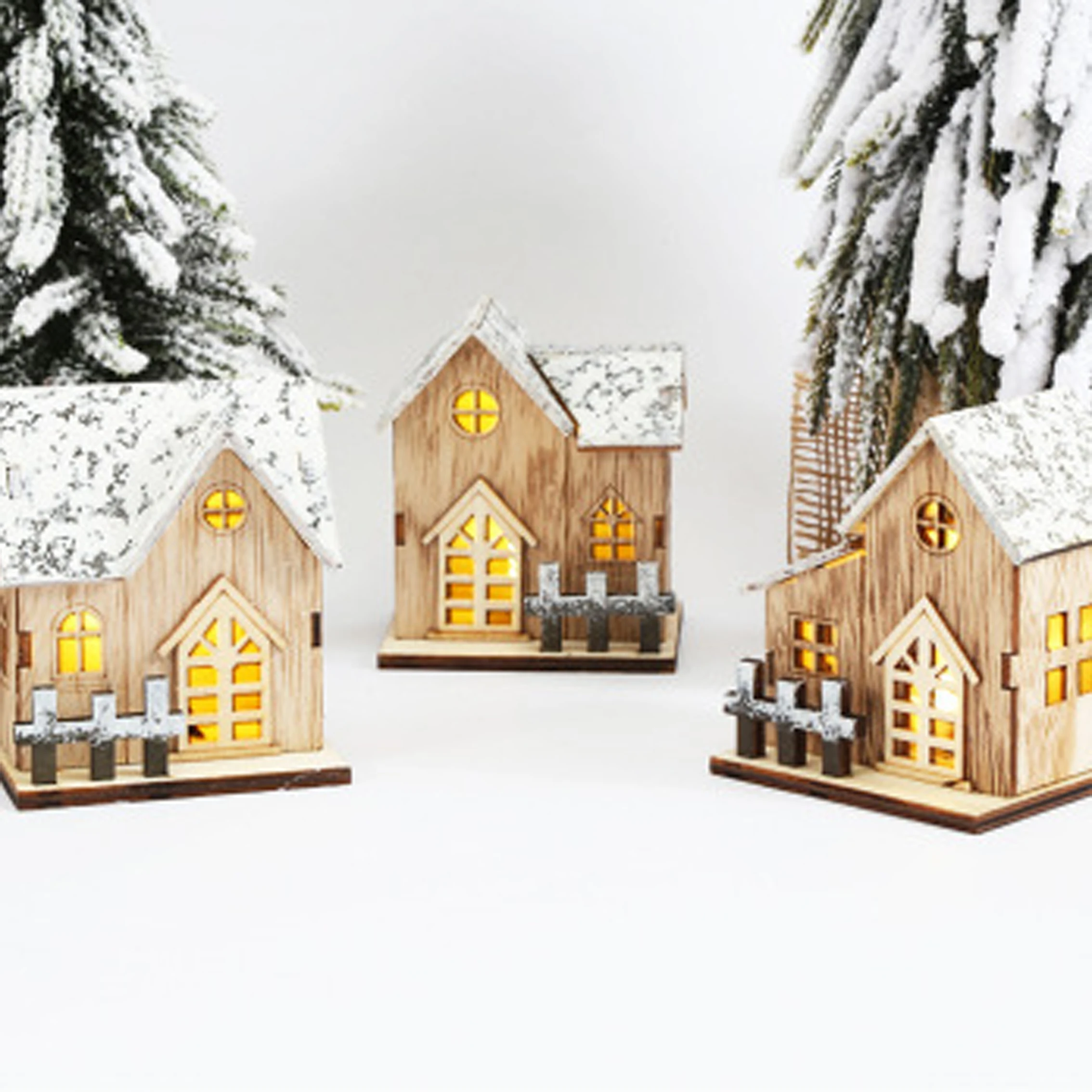 Christmas Wooden Snow Scene Cute Log Cabin Fashion Home Holiday Gift Wooden Craft Ornament
Christmas Wooden Snow Scene Cute Log Cabin Fashion Home Holiday Gift Wooden Craft Ornament
